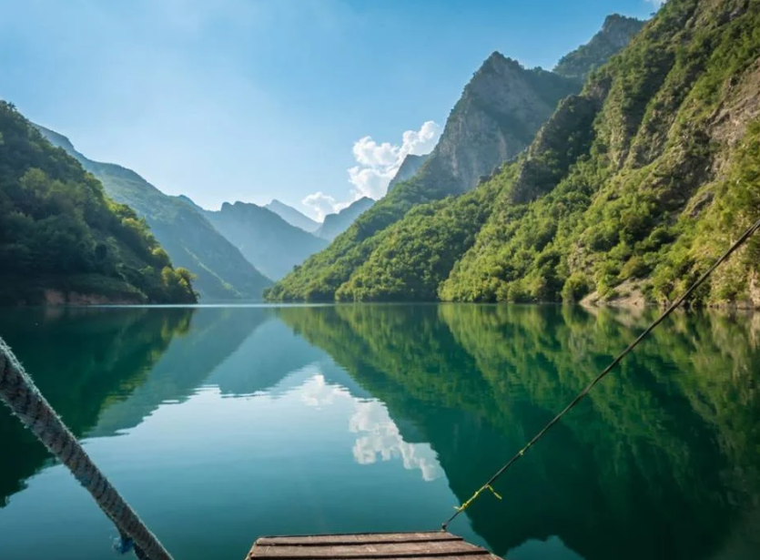 Shala River (Lake Koman), Northern Albania, Albania